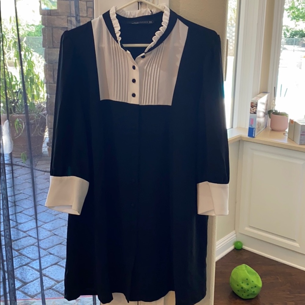 Black and white dress!
